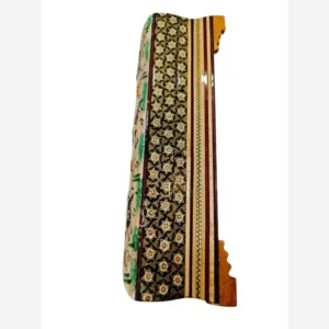 جعبه دستمال کاغذی خاتم+مینیاتور شکارگاه