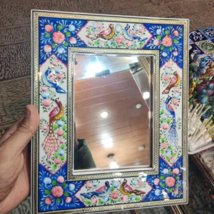 آینه هفتسین خاتم نقاشی مینیاتور 23 در 28