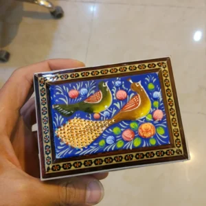 جعبه جواهرات خاتم و نقاشی مینیاتور برجسته
