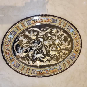 تابلو بیضی قاب چوگان