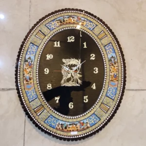 ساعت خاتم و مینیاتور شکار