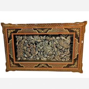 تابلو قلمزنی طرح ریز 80 در 50 تمام خاتم