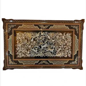 قاب قلمزنی خاتمکاری ابعاد کل 80 در 50