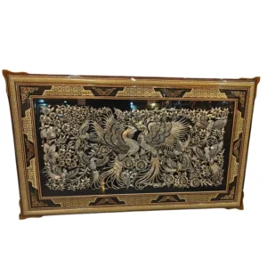 تابلو قلمزنی تمام خاتم ابعاد 120*70