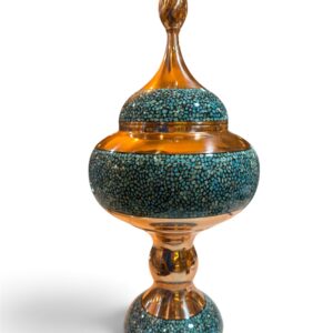 شکلات خوری مسی فیروزه کوبی ارتفاع 50